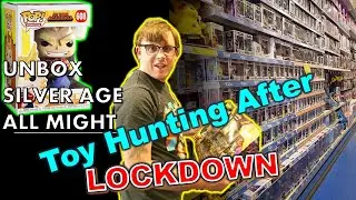 TOY HUNTING after LOCKDOWN (Coronavirus)|Unboxing Silver Age All Might Funko Pop - My HERO ACADEMIA!
