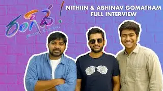 Rang De | Nithiin and Abhinav Gomatam Full Interview | Keerthy Suresh | Venky Atluri | DSP