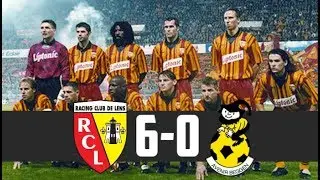 RC Lens 6-0 FC Avenir Beggen - Coupe UEFA (14/09/1995)