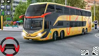 New City Bus Driver - Luxury Coach Bus Driving 3D - Bus Game Android Gameplay