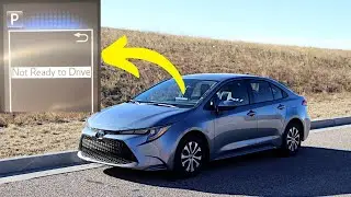 &ldquo;Not ready to drive&rdquo; message in Toyota Corolla Hybrid