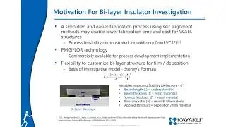 Motivation for bi layer use with insulator films