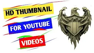 how to make hd thumbnail for youtube video | how to make hd youtube thumbnail