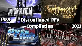 All Of WWE'S Discontinued PPV Match Card Compliation (1985 - 2023) With TNA