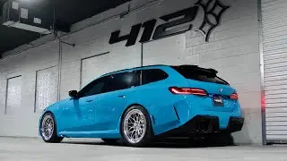 BMW G99 M5 Touring x HRE Classics 2025 года | Создано 412 Motorsport