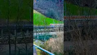 MOUNTAIN&rsquo;s TRAIN 🚂 WINTER ❄️ #train#swissmountain#swisstrains#luzern#interlaken#switzerland#shotrs