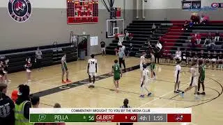 Gilbert High School vs Pella High School Varsity Basketball