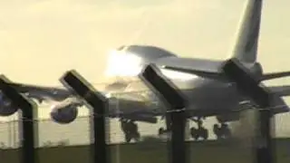 Air France B747-400 Landing in Mauritius