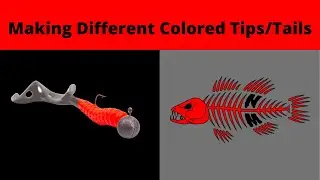 Making soft plastic baits-DIFFERENT TAILS