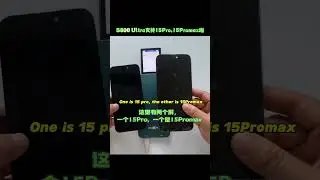 S800 ULTRA support screens for iPhone 15 Pro and 15 Pro Max