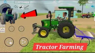 Tractor Farming Simulator Indian Vehicle 3D Gameplay Desi kisan Bhavesh Gaming #tractor #simulator 