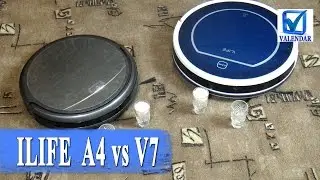 Уборка Chuwi ILIFE V7 против ILIFE A4 кто убирает лучше - тестовое сравнение