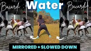 Tyla - Water Dance Tutorial - SLOWED + MIRRORED
