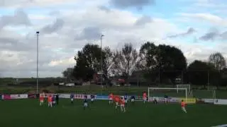 Sylvano vd Brink maakt uit het niets de 2-1 namens Elistha
