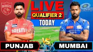🔴 IPL Qualifier 2 : Punjab vs Mumbai | Live Cricket Match Score & Commentary | PBKS vs MI, IPL Live