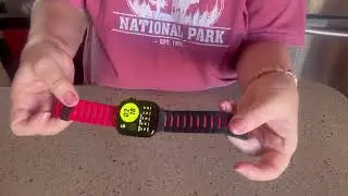 ⌚ Bandletic Reversible Magnetic Apple Watch Band | Strong Silicone Strap 42–49mm | Black & Red Style