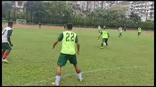 Practice Session of  Indian Army Football Team before Durand Cup 2023 quarter final.
