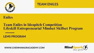 Team ENILES in Ideapitch Competition [ LEMS PROGRAM ]