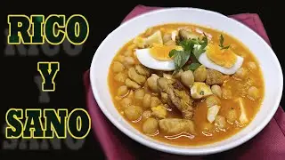 El mejor Guiso de garbanzos con pollo y verduras | Receta fácil, sana y deliciosa