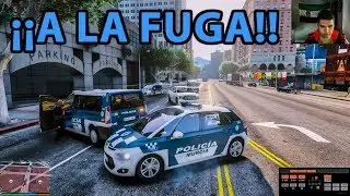 GTA V - LSPDFR #96 Policía Local de Murcia | HUYE DESPUÉS DE UNA PARADA DE TRÁFICO