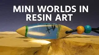 Learn how to craft resin art pendants step by step.