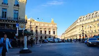 [4K] Walk Tour in Paris | Palais Royal - Palais Garnier, Op&eacute;ra