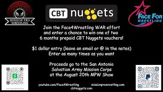 Face4Wrestling teams with Mission Pro Wrestling and CBT Nuggets to support them kids!