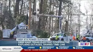 Deep East Texas Electric Cooperative explains outages, shares timeline