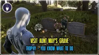 MARVEL'S SPIDERMAN 2 | TROPHY YOU KNOW WHAT TO DO -  AS PETER, VISIT AUNT MAY'S GRAVE