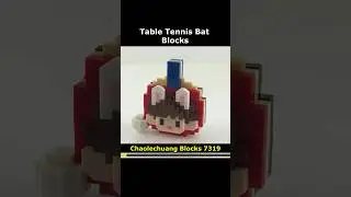 Table Tennis Bats Rabbit Cap 7319 Mini Blocks Preview #lego #brick #miniblock #nanoblock #block