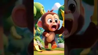 funny monkey🤣#funnyanimals #foryou #cartoon #viral #cute #aicartoon#short