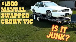 Мы купили самый дешевый Crown Victoria с ручным переключением на торговой площадке Facebook
