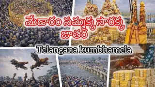 Medaram Sammakka Sarakka Jathara Vlog | తెలంగాణ కుంభమేళా | Huge Crowd & Darshanam  #hindusriclicks