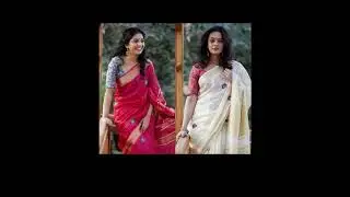 llinen saree embroidery work || MRV FAshions