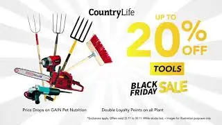 Black Friday at Countrylife Garden Centres