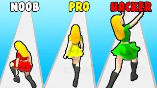 Pinker Lab | Relax Run All Levels Gameplay Trailer Android, ios New Game (NOOB vs PRO vs HACKER) P2