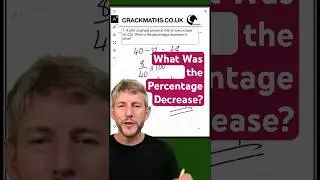 Free Maths Lessons: Foundation GCSE & Functional Skills Level 2 &ndash; Percentage Change