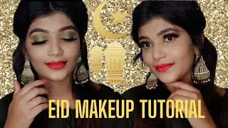 Bakra eid makeup tutorial❤ // step by step makeup without kajal, eyeliner & maskara😍