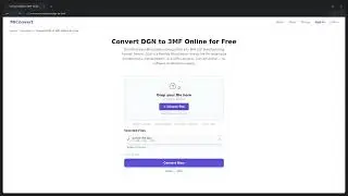 Free Online Tutorial: Convert DGN Format to 3MF
