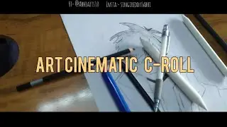 CINEMATIC ART CROLL | ABHIARTS10 | ART TRAILER | #art #drawing #croll #cinematic #video