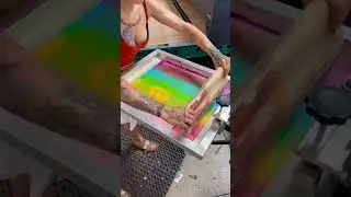 Screen printing workshop #screenprinting   #clothingbrand #apparelmanufacturing #apparelindustry