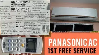 PANASONIC AC SERVICE|1ST FREE SERVICE|AC SERVICE|#panasonic #acservices #freeservice