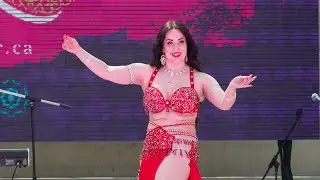 Belly Dance and Saxophone Performance at Taste of the Middle East Festival in Toronto 2024