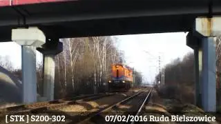 [STK Wrocław] S200-303 z wagonem @Ruda Śl.