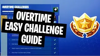 how to complete free overtime challenges fortnite (free items)