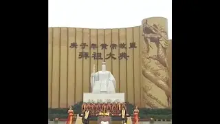 Grand ceremony for ancestor worship of Huangdi held in central China