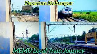 68434 Gunupur-Cuttack MEMU Train Journey Departing Brahampur.||ITZ VLOGGER PINTU||