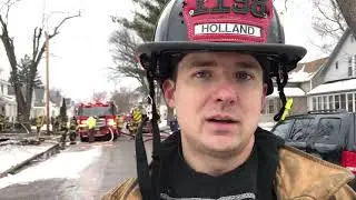 Passerby who helped with Holland fire rescue 'absolutely' a hero