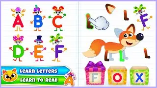 Preschool ABC in Box &ndash; Forest Animals for Kids &ndash; Learn ABC Letters and Sounds for Children