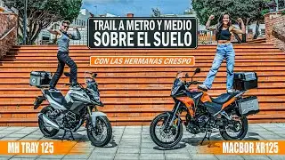 Prueba MH Tray 125 y Macbor XR125 Montana, trail para todas la tallas